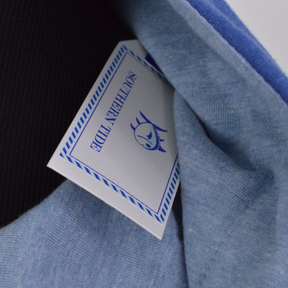 NEW Southern Tide Mens Hoodie Pullstring Blue - Picture 2 of 11